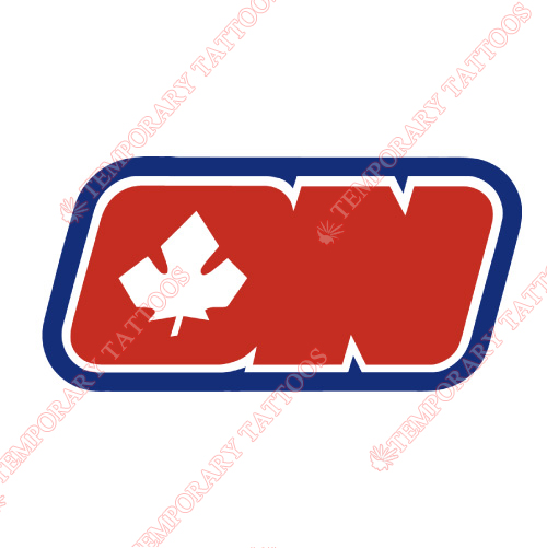 Ottawa Nationals Customize Temporary Tattoos Stickers NO.7138